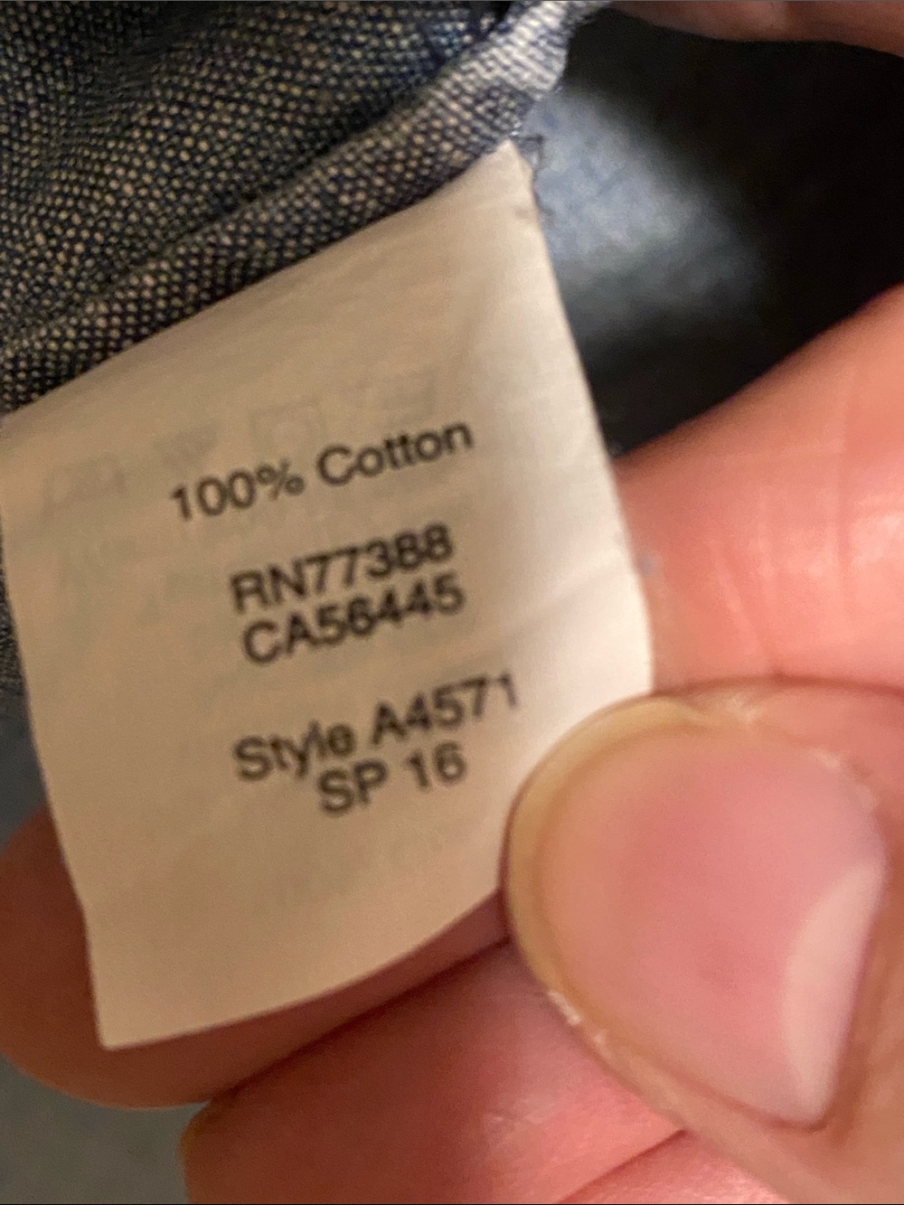 J. Crew Grey Blue Chambray Cotton Button-Up Shirt MP - Picture 5 of 13